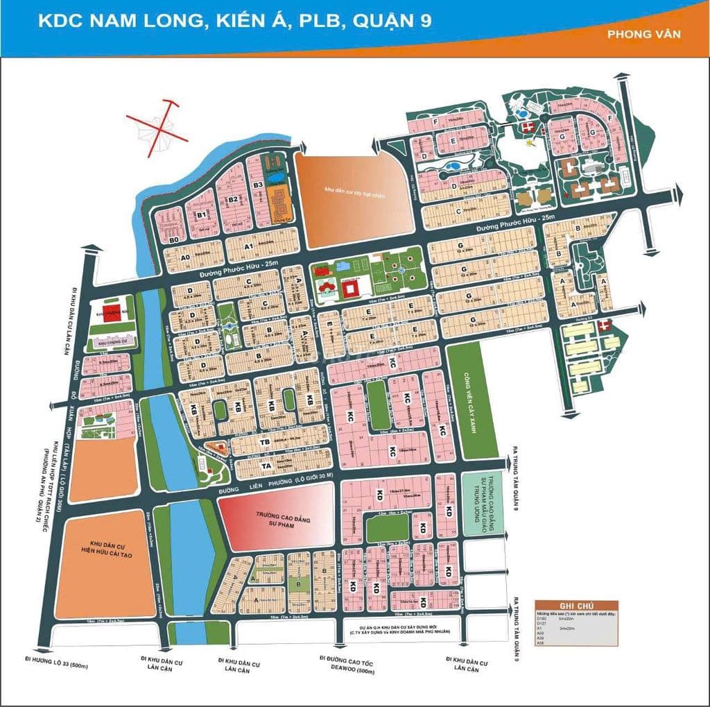 Bán nền góc 2mt đối diện CV KDC Nam Long P. Phước Long (P. PLB, Q.9 cũ - Ảnh 2