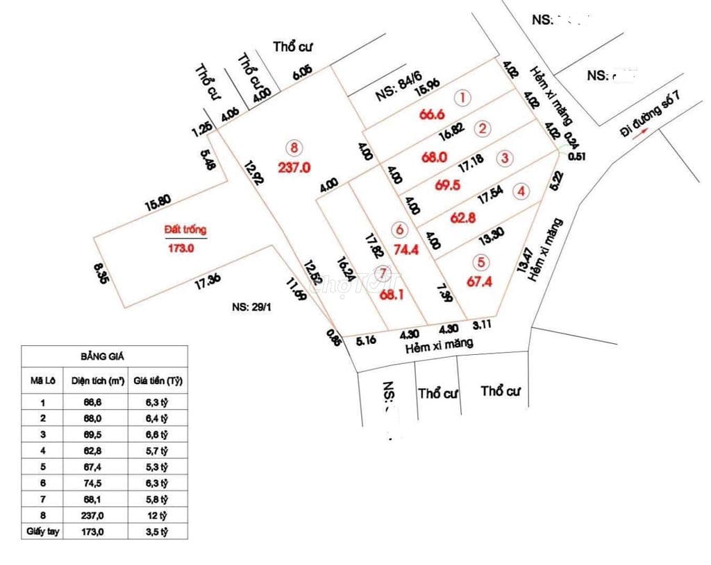 8 LÔ ĐẸP- HXH ĐƯỜNG SỐ 7- DT 66M2- 69M2- 70M2- SỔ RIÊNG - Ảnh 3