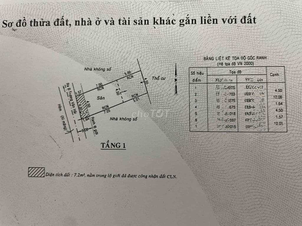 Bán Đất 61,1m (4,5x13,5) Hẻm xe hơi Trương Văn Hải - Ảnh 2