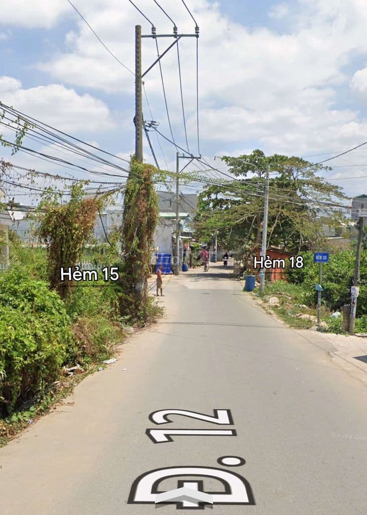ĐẤT MT ĐƯỜNG 12 - 2 MẶT GIÁP SÔNG - QH THỔ CƯ - Ảnh 3