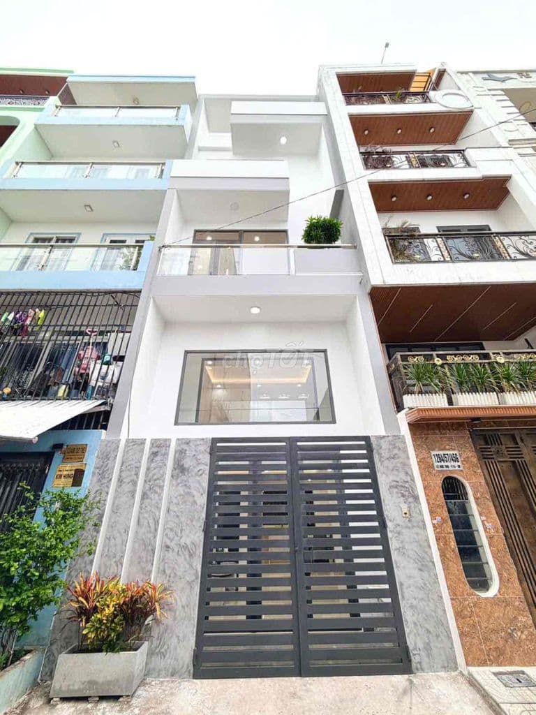 CHỈ 6.6 TỶ - NHÀ ĐẸP 5 TẦNG GÒ VẤP - HẺM 6M XE HƠI TRÁNH NHAU