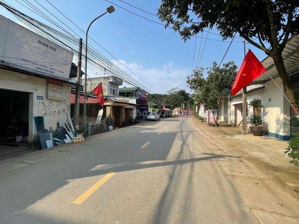Lô đất 100m2 ngay sau chợ sầm uất nhất Hoà Lạc - Ảnh 3