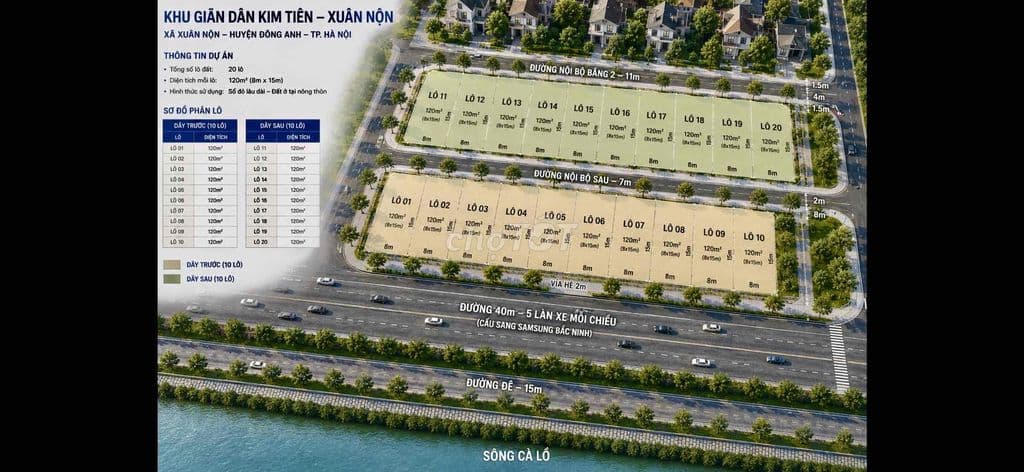 🔥 BÁN 120m2 ĐẤT GIÃN DÂN KIM TIÊN – XUÂN NỘN, ĐÔNG ANH 🔥 - Ảnh 2