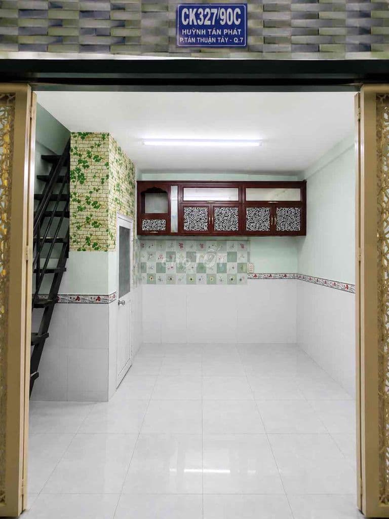 Nhà hẻm KC32 Trần Xuân Soạn Tân Thuận Q7 tdt 47m2 1 trệt 1 lửng 2 lầu - Ảnh 2