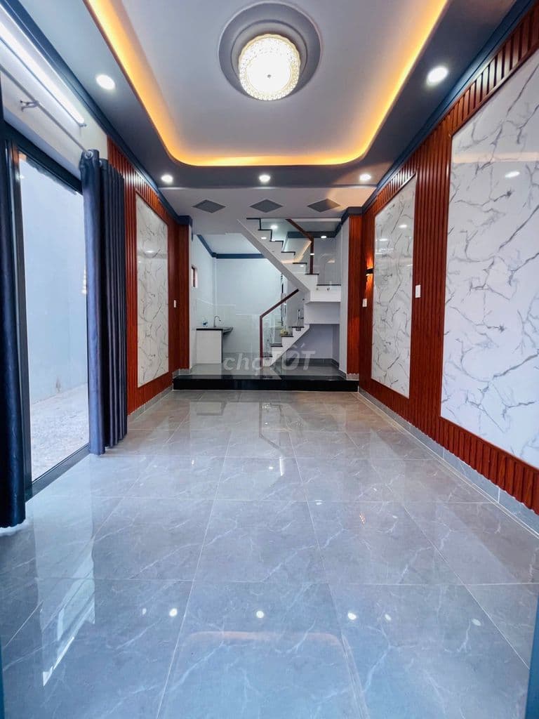 Nhà 3,5m x 10m 1 trệt 1 lầu 2PN gần Trường Nguyễn Hiền Quận 12 - Ảnh 2