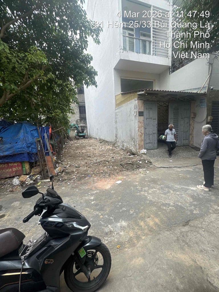 tôi cần bán đất hẻm 25/33 Bùi Quang Là, P12, GV - Ảnh 2