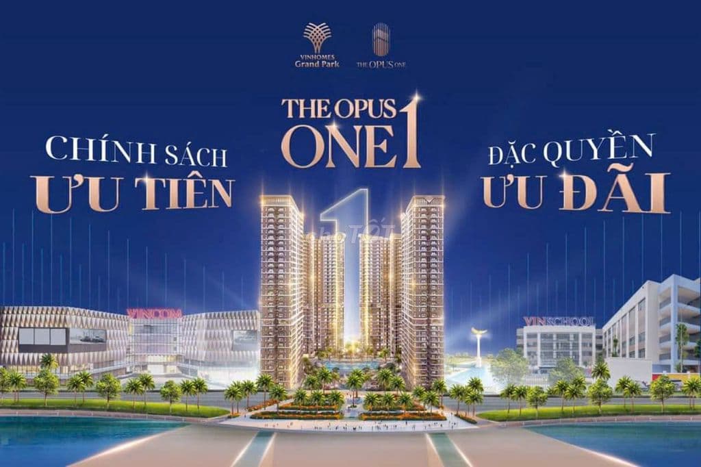 THE OPUS ONE CĂN 1 PHÒNG NGỦ + GIÁ SIÊU RẺ 4.3 TỶ BAO VAT PHÍ BẢO TRÌ - Ảnh 3