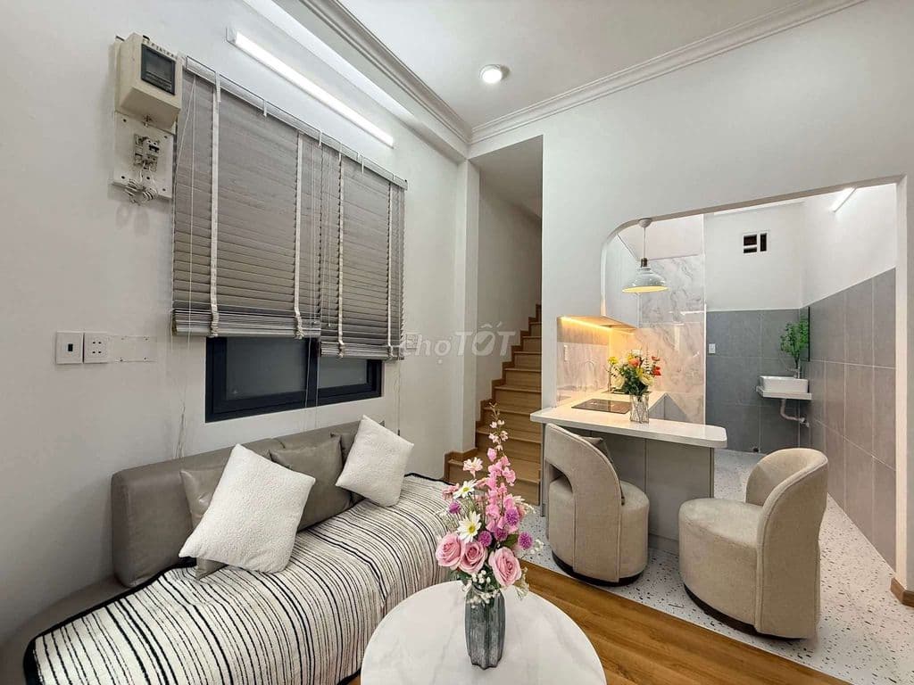 nhà 4,1 x 8 nở hậu 5m đúc 1 trệt 1 lầu đường Quang Trung P11 gò vấp - Ảnh 2