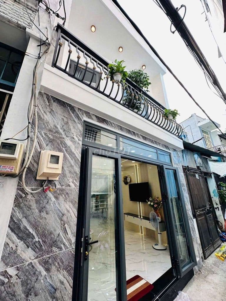 NHÀ ĐƯỜNG XE HƠI. ĐÚC 1 LẦU KIÊN CỐ 4X19 VÕ TRẦN CHÍ, TÂN KIÊN,B.CHÁNH - Ảnh 2