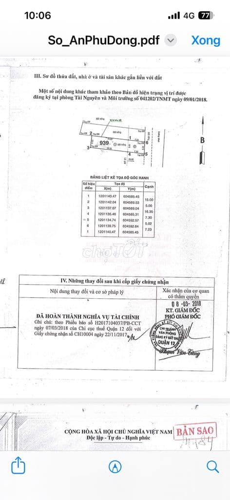 Đất Mặt Tiền An Phú Đông 27,Dt 5x25,Chính Chủ - Ảnh 3