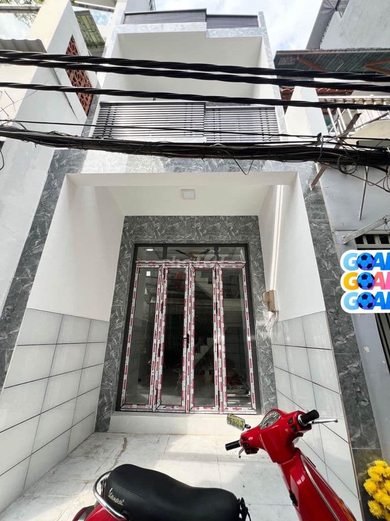 Bán Nhà Mới 3 Tầng Đang Hoàn Thiện - Hẻm 3m Dt 3 10 - Ảnh 2