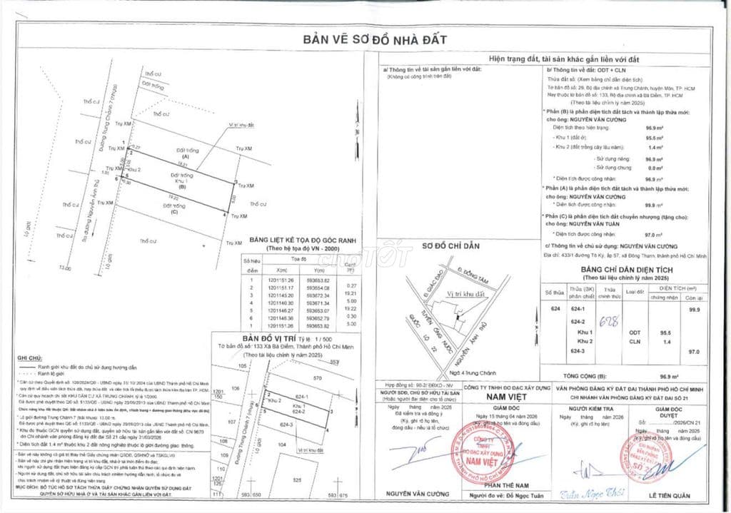 Bán 2 lô 5*20m. Mặt tiền nhựa nhánh Nguyễn Ảnh Thủ. Và Song Hành - Ảnh 2
