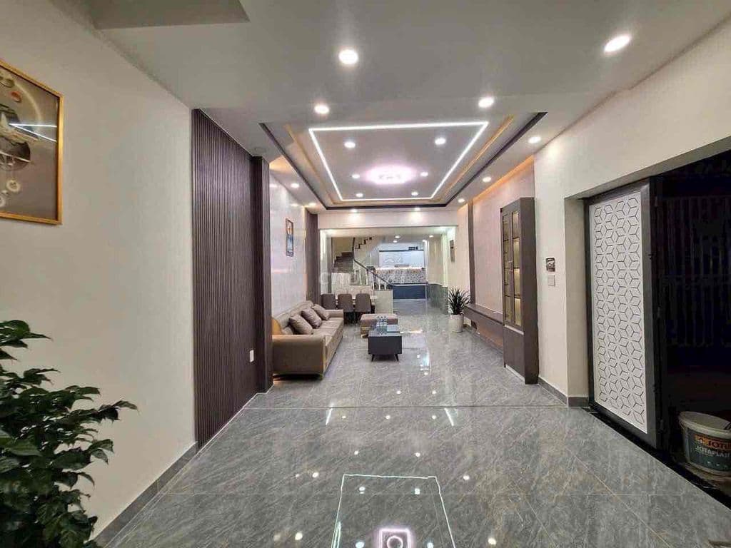 Nhà Mới Tinh Ngay Chợ Cầu Đồng 4PN Sân Xe Hơi full Nội Thất - Ảnh 2