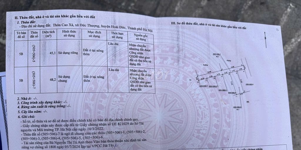 Chính chủ cần bán lô đất đẹp,vuôn vắn, sổ đỏ chính chủ,đầu tư an toàn - Ảnh 3