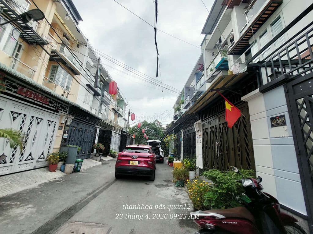 Nhà 2 lầu ngay chợ Thạnh Xuân quận 12