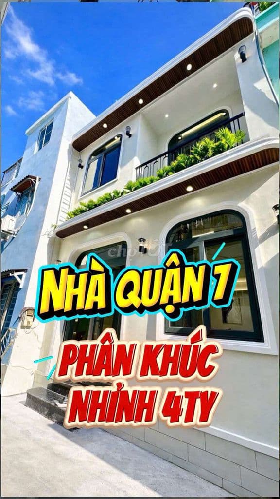 NHÀ HẺM 1206 HUỲNH TẤN PHÁT QUẬN 7