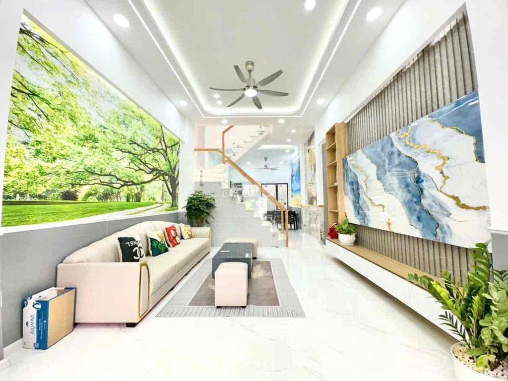 Nhà 3PN Đường 6m Thông TX52 Thới An Q12 Mới Full Nội Thất - Ảnh 2