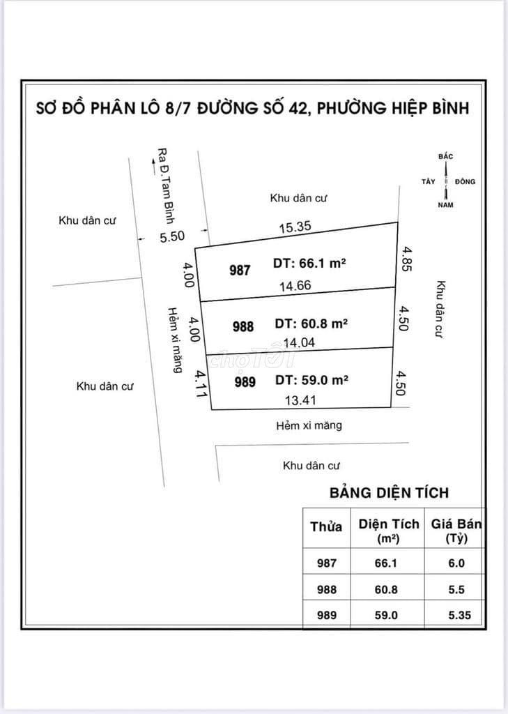 HÀNG MỚI 3 LÔ FO - SÁT MẶT TIỀN ĐƯỜNG TAM BÌNH - Ảnh 3