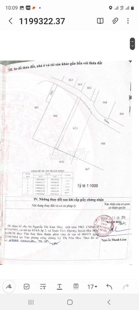 Bán đất MT XXT4(Hà Thị Đồ mới) Xã Bà Điểm dt 1.363m2 giá 11 tỷ - Ảnh 3