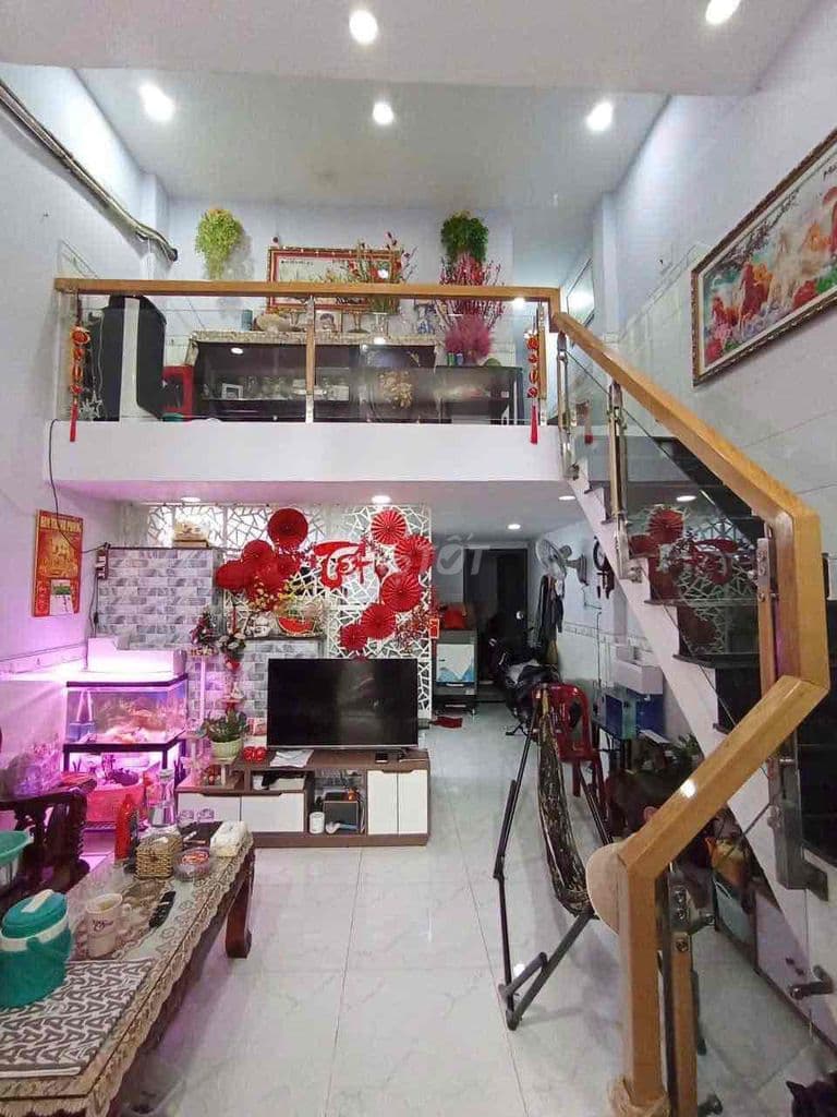 Nhà đẹp 4*11m lửng 3PN hẻm 4m 2/ngắn Phạm Thị Nghĩ gần Hl80 và KCN VLA - Ảnh 2