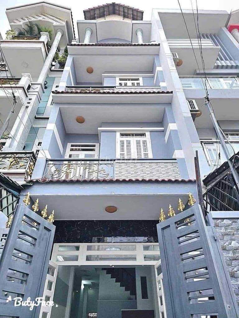 HẺM 8M THÔNG- NHÀ 4 TẦNG ĐÚC KIÊN CỐ