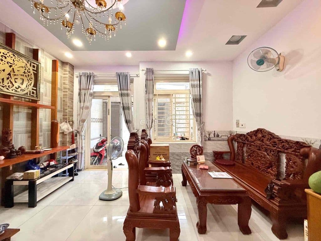 NHÀ CHỦ TỰ XÂY - 68m2 (5x14) - HXH 5m - Vài bước ra MT Phạm Văn Chiêu - Ảnh 3