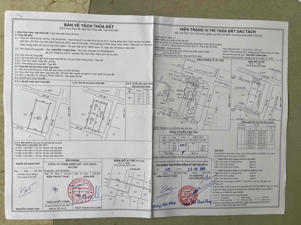 Bán đất hẻm thông đông hưng thuận 02 phường đông hưng thuận quận 12 - Ảnh 3