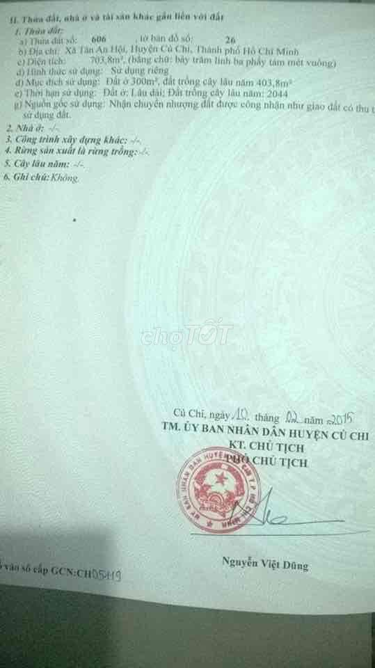 BÁN DÃY NHÀ TRỌ NGANG 15M CÓ 12PHÒNG XÃ TÂN AN HỘI CỦ CHI - Ảnh 3