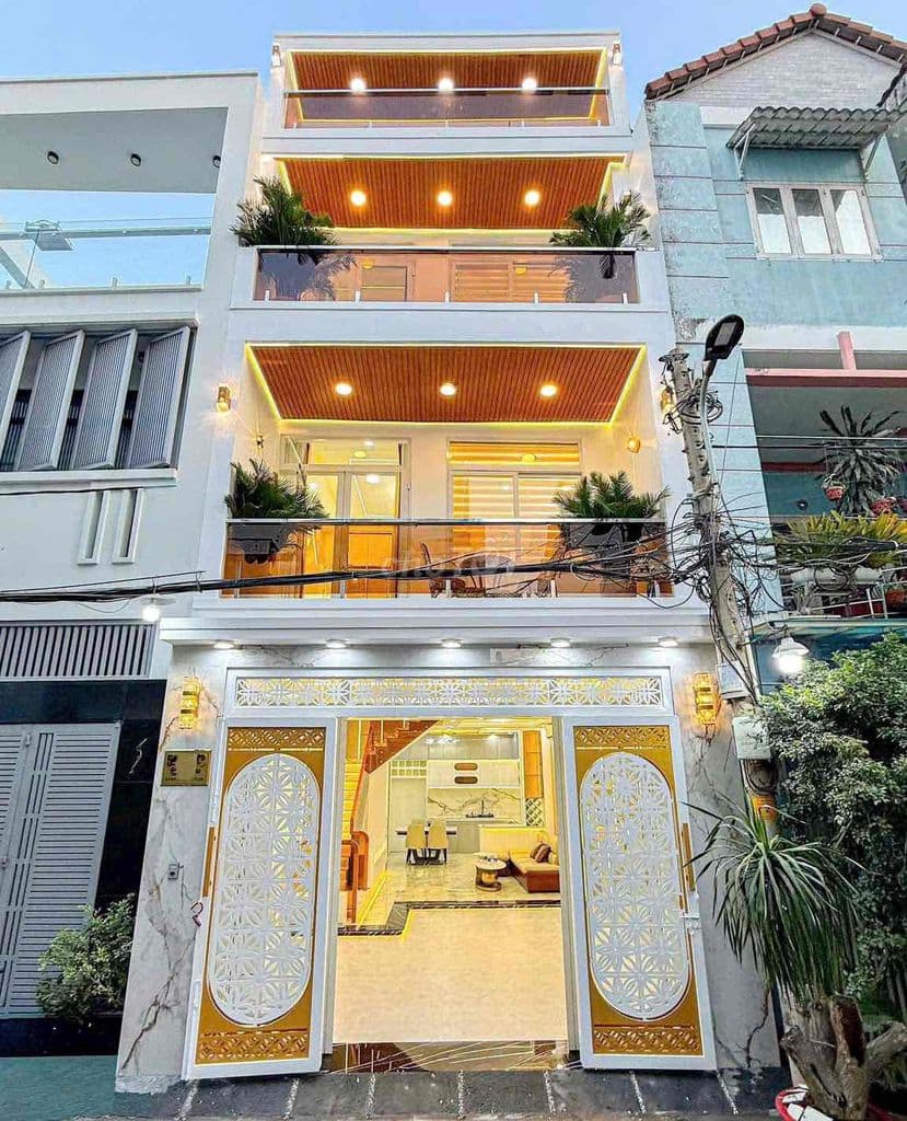 Bán nhà hẻm 56 Gò Ô môi Dt 5x12m trệt 2 lầu giá 10ty6