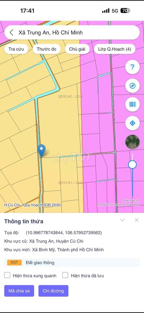 đất trồng cây hằng năm khác Củ Chi ( ngã 4 Tân Quy ) - Ảnh 2
