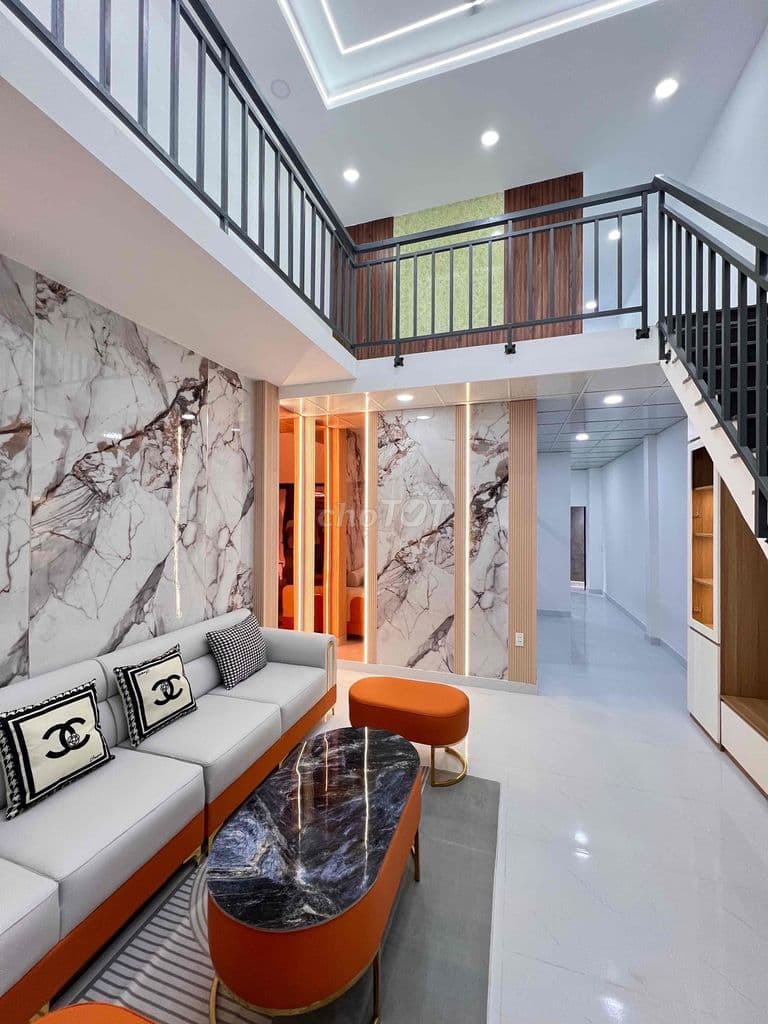 bán nhà hẻm thông đi bộ ra chợ - Ảnh 3