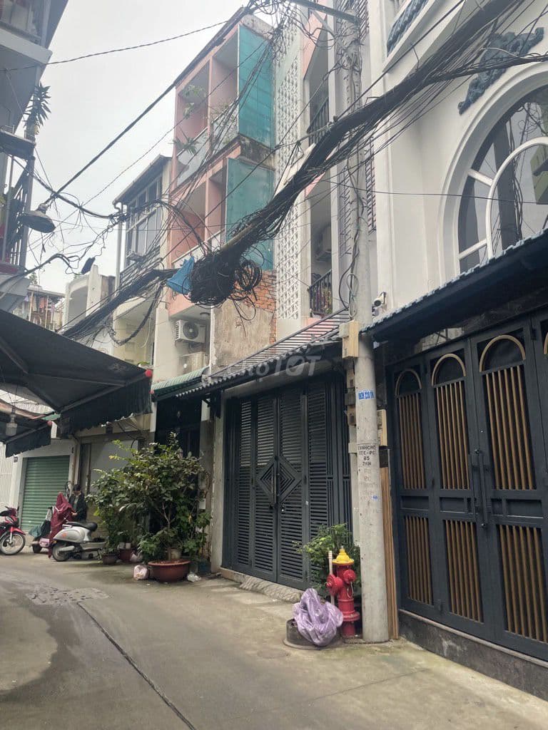 QUẬN 3 - CMT8 - 85M2 - 14 TỶ - 4 TẦNG - HXH THÔNG - NỞ HẬU 8M