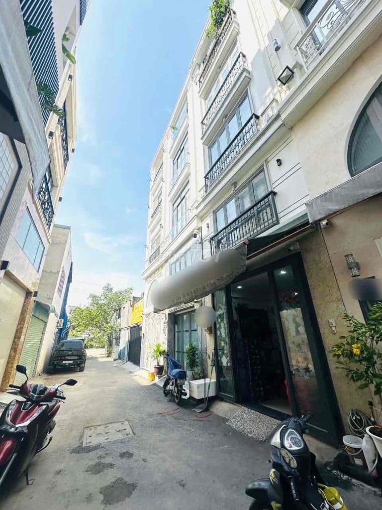 Bán Nhà HXH tránh nhau Nguyễn Xí P13 Bình Thạnh, Ngang 4m dài 11,71