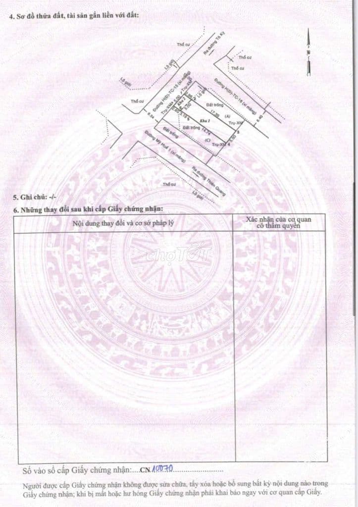 Đất 5x20m, Shr, Đg 8M Thông Cách Đg Tô Ký 50m - Chợ Ba Bầu 300m - Ảnh 3