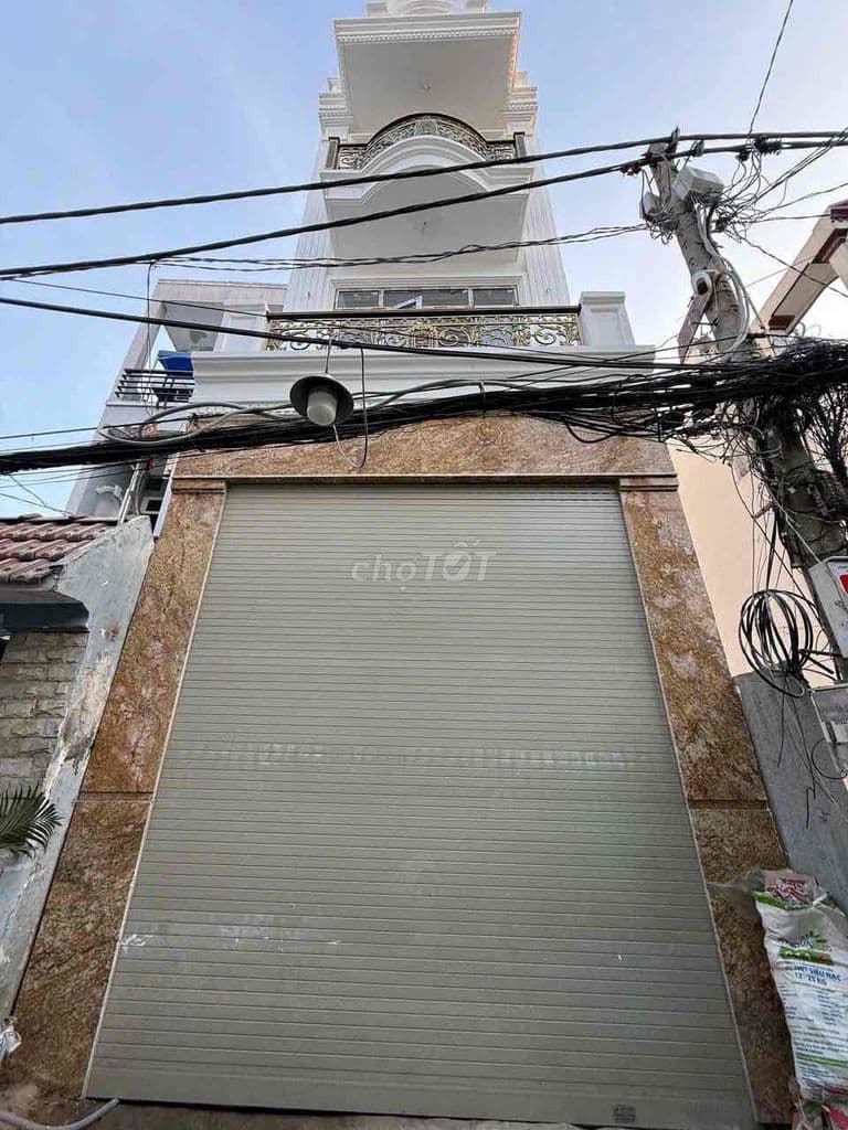 BÁN NHÀ Q4 KDC HH -Nhà ĐƯỜNG XÓM CHIẾU NHÀ ĐANG XÂY TRỆT 2 Lầu ST