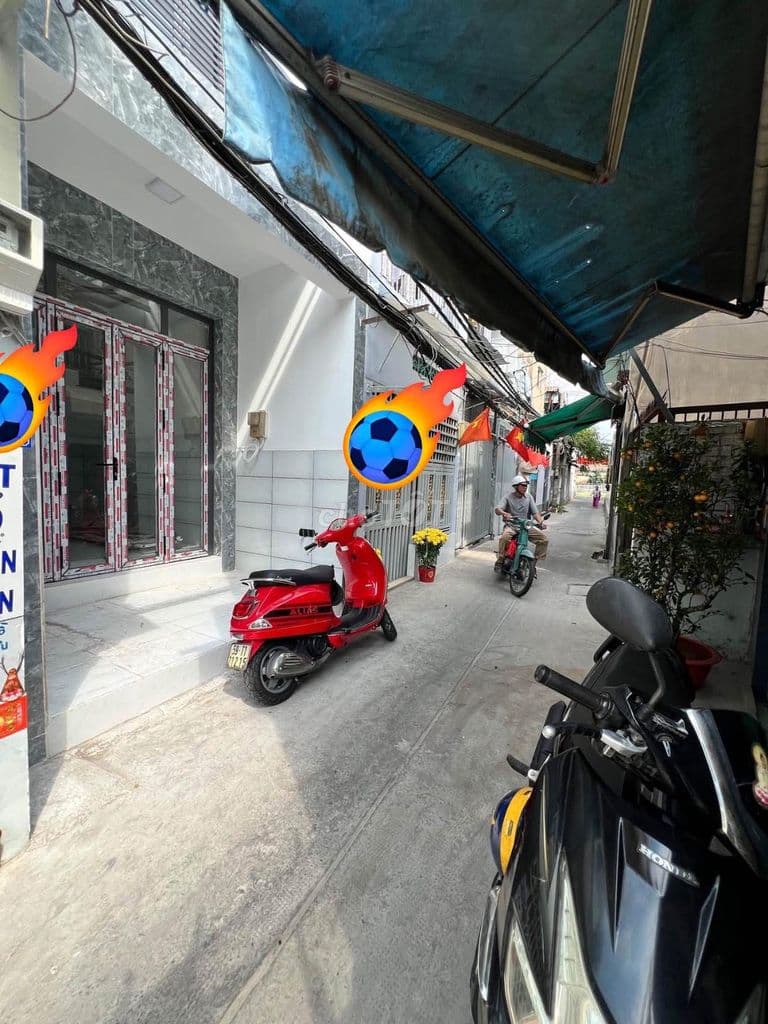 Bán Nhà Mới 3 Tầng Đang Hoàn Thiện - Hẻm 3m Dt 3 10