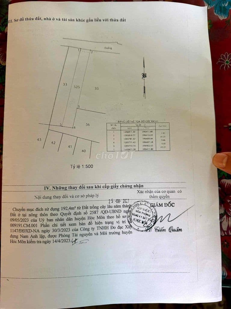 Đất 5x40m ngay UBND Xã Đông Thạnh