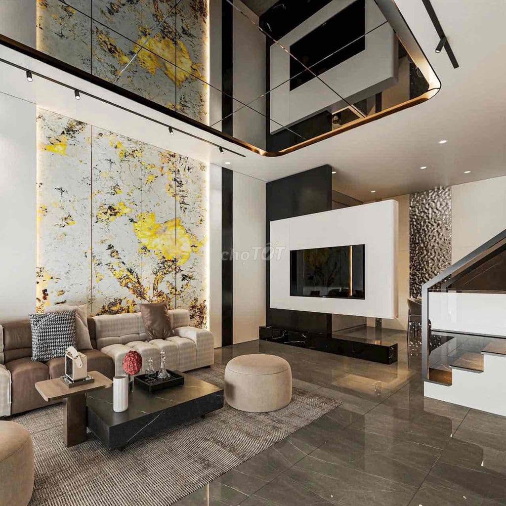 nhà hẻm xe hơi thông. 5x 10 3 tầng 4pn. 4tolet