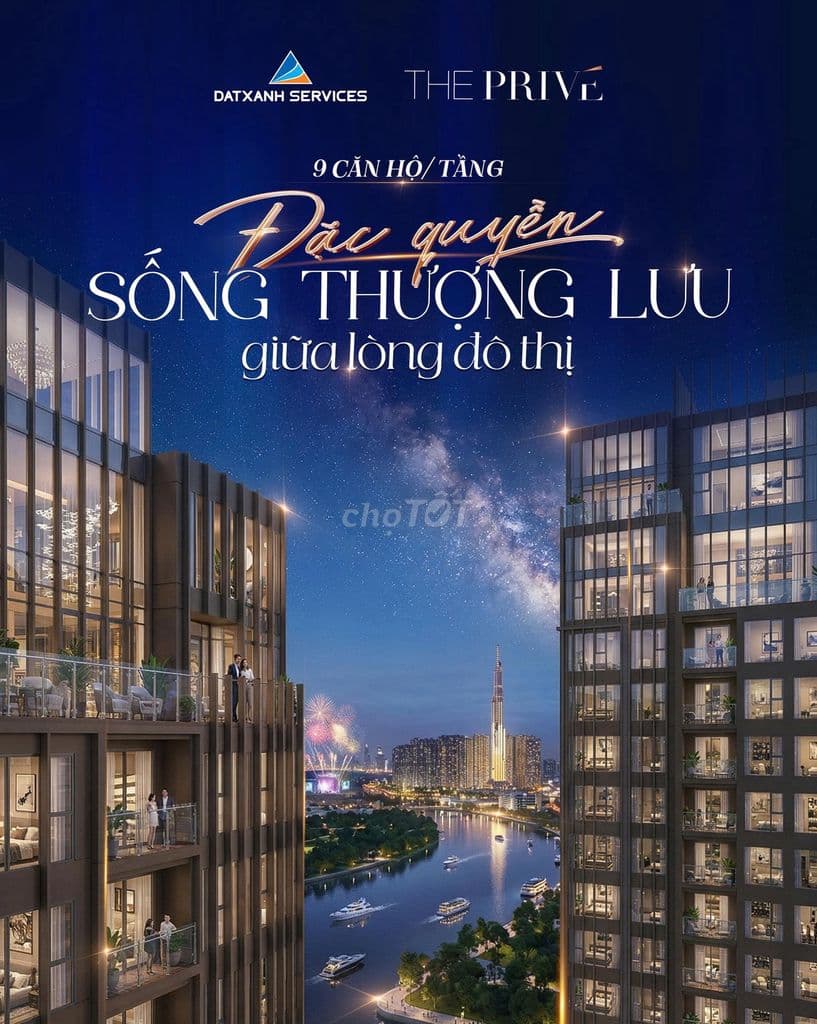 Quận 2: Căn hộ 3 mặt sông, đặc quyền sống chất lượng