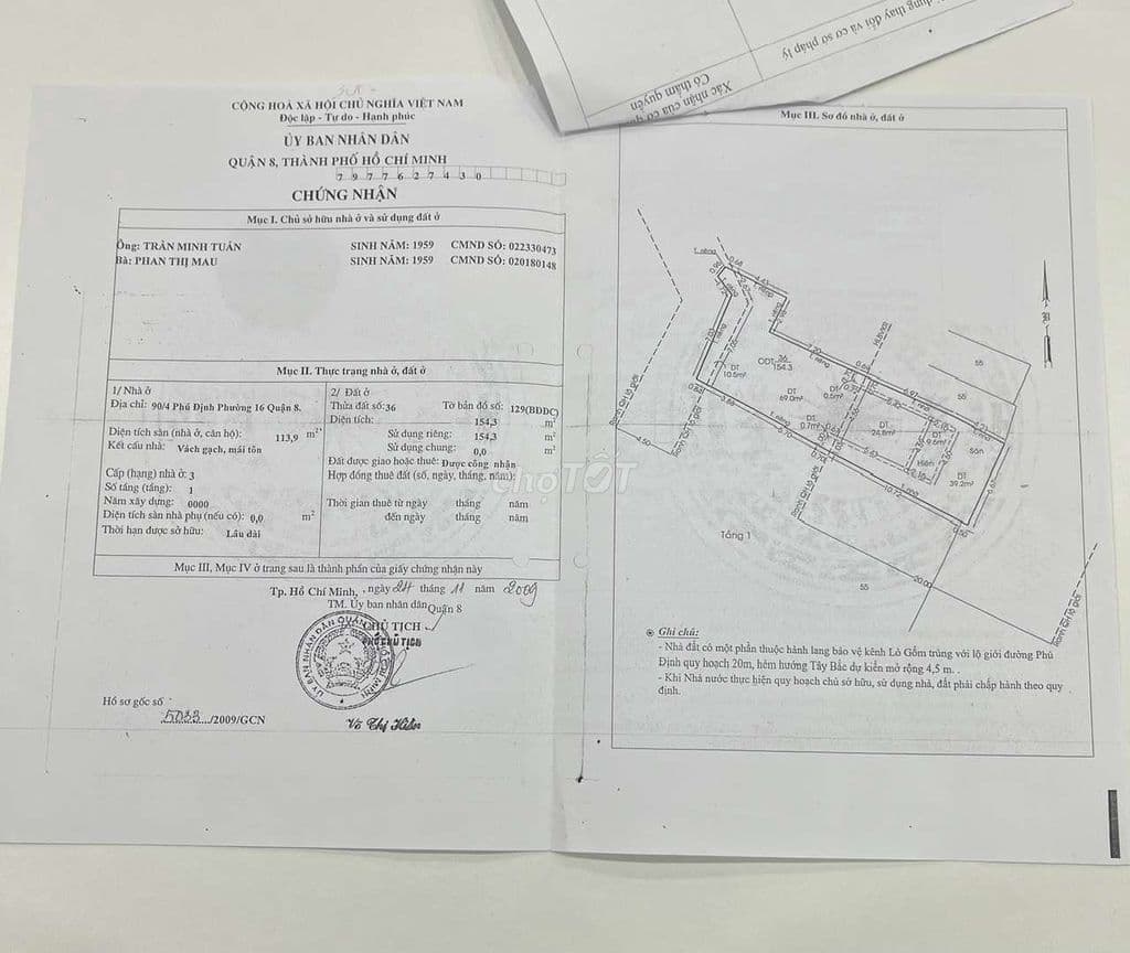 Cần bán dãy nhà trọ gồm 2 kiot và 5 căn riêng lẽ