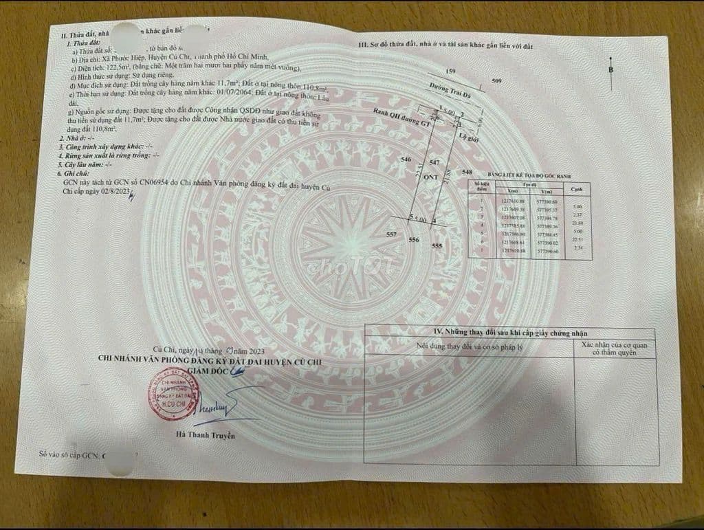 Chính chủ bán đất 123m2 giá 800 triệu đường Ba Sa, Tân An Hội, Củ Chi - Ảnh 3