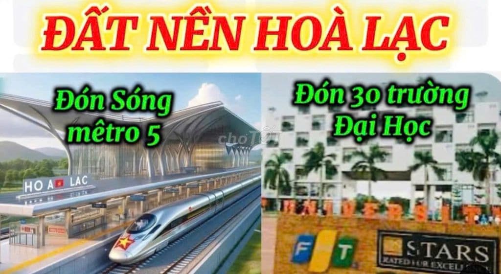 BÁN LÔ ĐẤT NỀN TẠI HÒA LẠC CÔNG NGHỆ CAO HÀ NỘI . - Ảnh 3