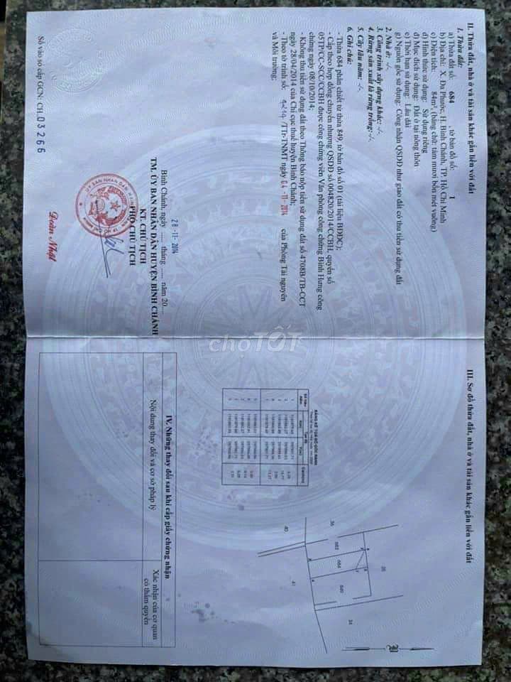 Nhà mặt hẻm xe hơi 84M2 Đa Phước Bình Chánh - Ảnh 2