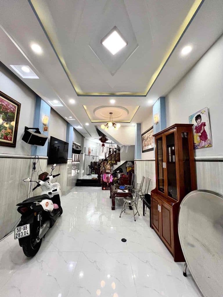 💖Nhà Đẹp 4 Tầng Hậu Giang- 78m2- 4x19.5m- Hẻm Thông- Chỉ 7 Tỷ Nhỉnh