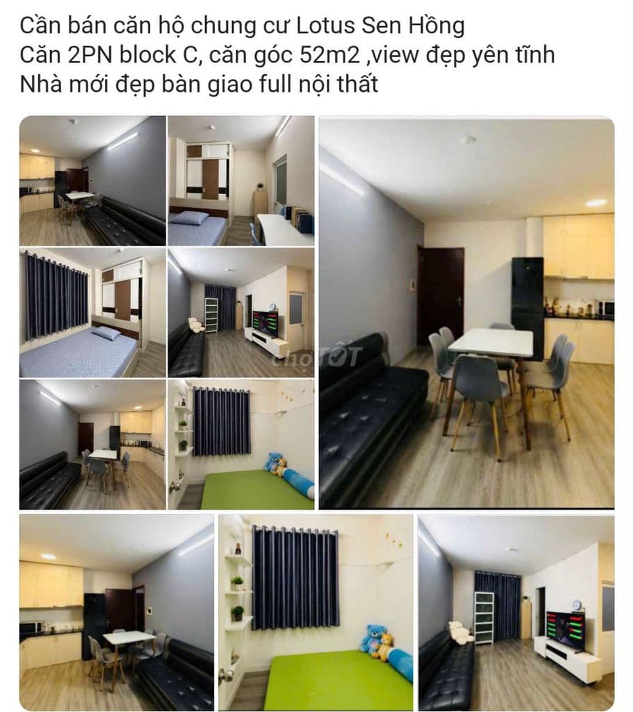 Căn hộ chung cư Lotus Sen Hồng cần bán và cho thuê
