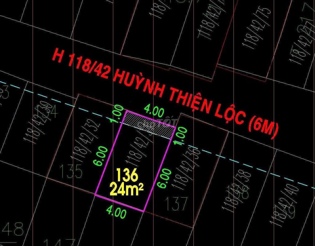 Bán nhà HXH đường huỳnh thiện lộc 2.5 tầng giá rẻ