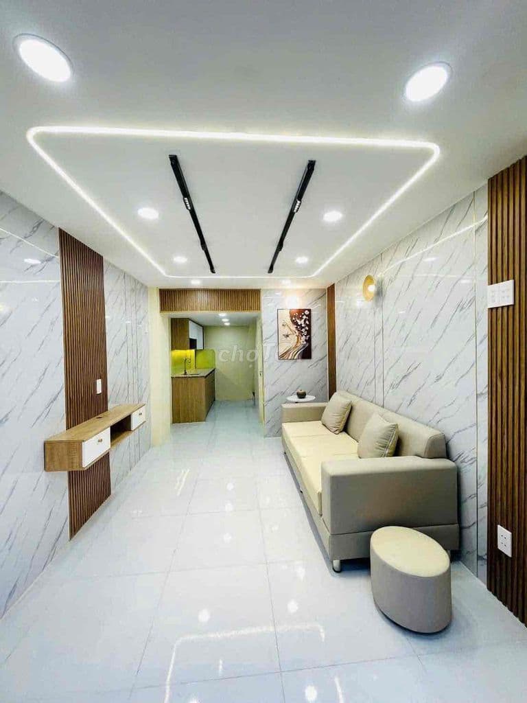 Nhà mới 2.8x8m 1 trệt 2 lầu 3PN 2WC full nội thất HXH Tân Thành - TP - Ảnh 2