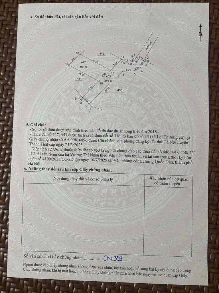 100m thổ cư tại Xã Thạch Thất, HN tôi cần bán gấp giá chỉ hơn 1 tỷ - Ảnh 3