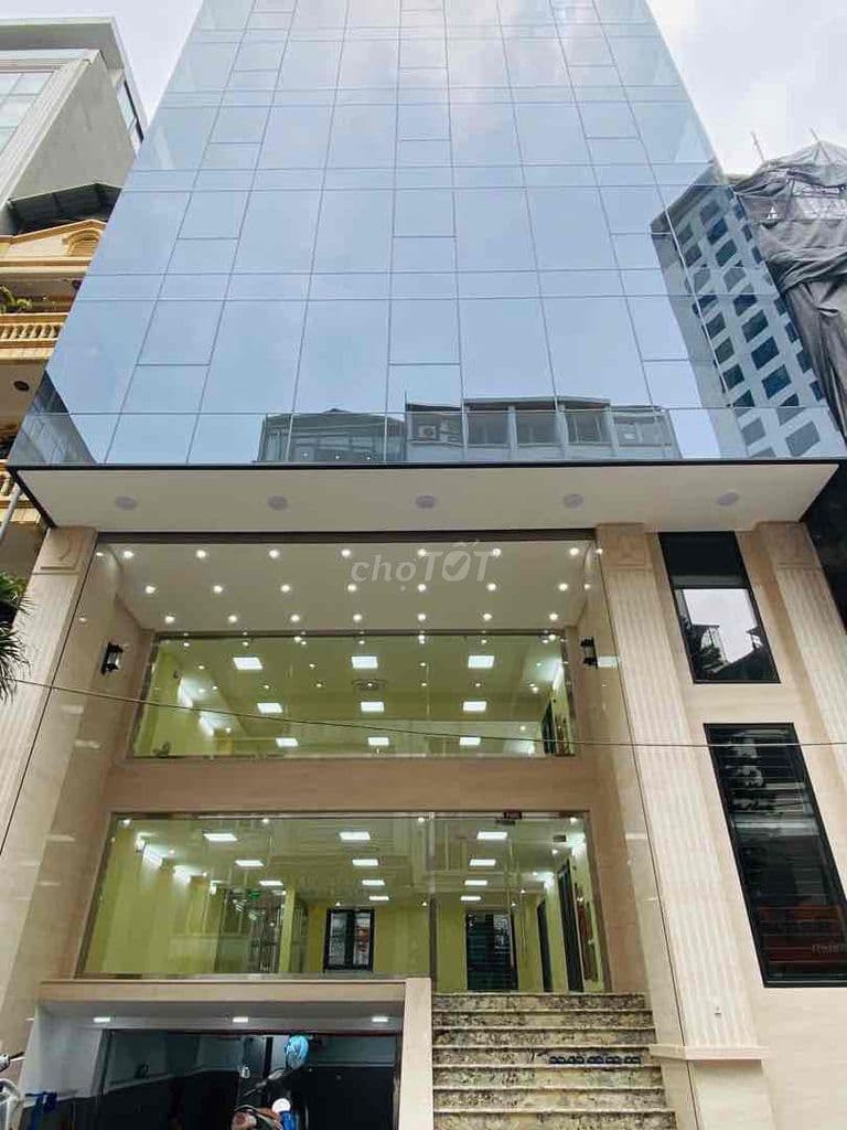 Toà VP Cao Cấp Mặt Phố Lạc Long Quân-Tây Hồ 146m*6 Tầng Thang Máy,MT8m