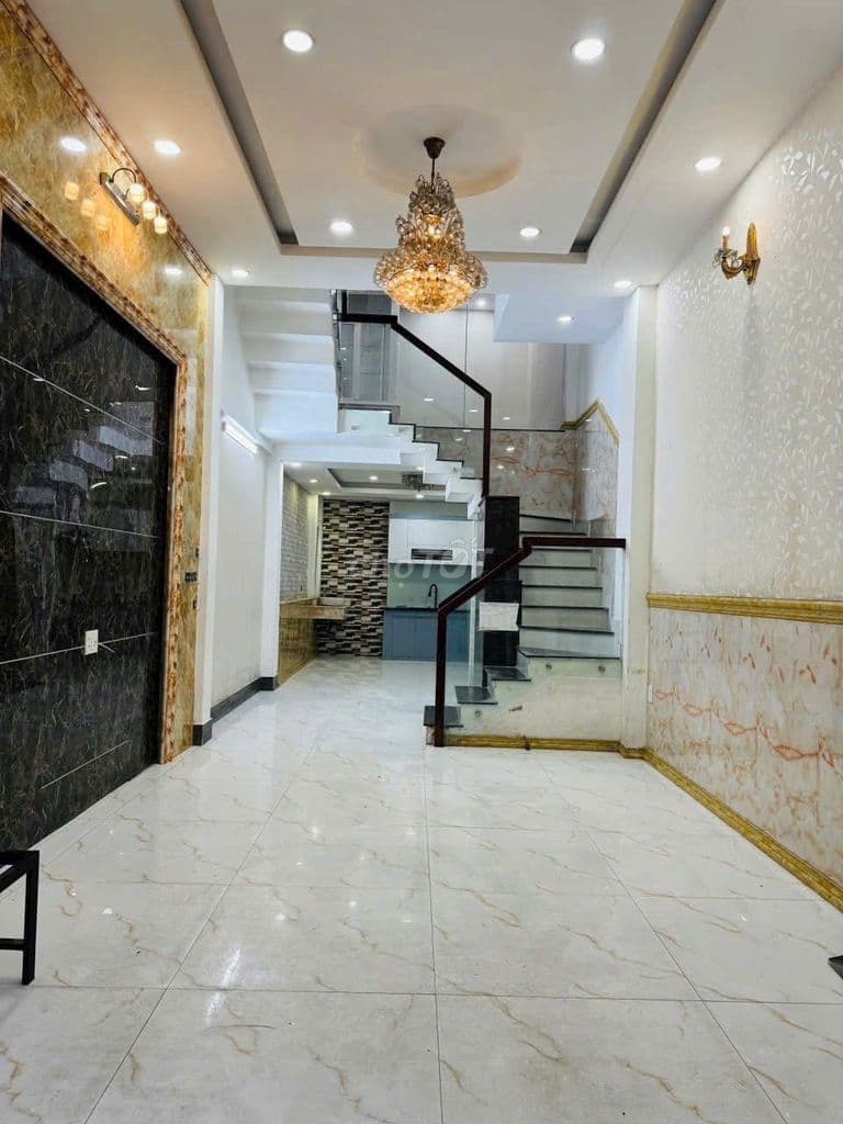 BÌNH THẠNH HIẾM CĂN NÀO ĐẸP VẬY 1/ĐẶNG THÙY TRÂM HXH 56m2 3tầng SẴN SỔ